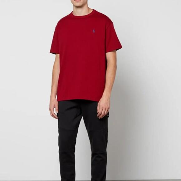 Polo Ralph Lauren Men's Size Medium Classic Fit Red Short Sleeve Logo T Shirt - Picture 1 of 9